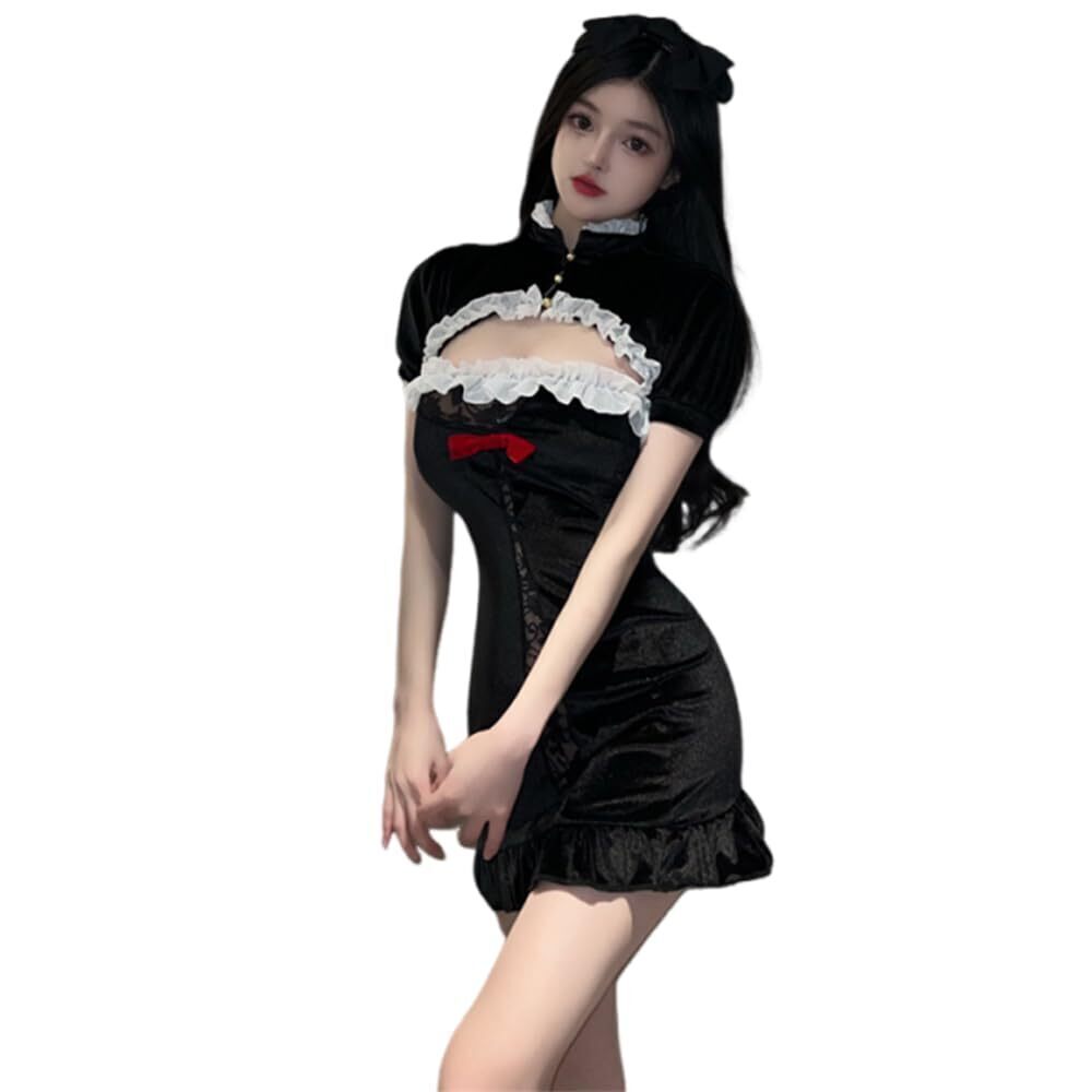 6944 cosplay sexy cheongsam pajamas Chinese retro classic tight dress